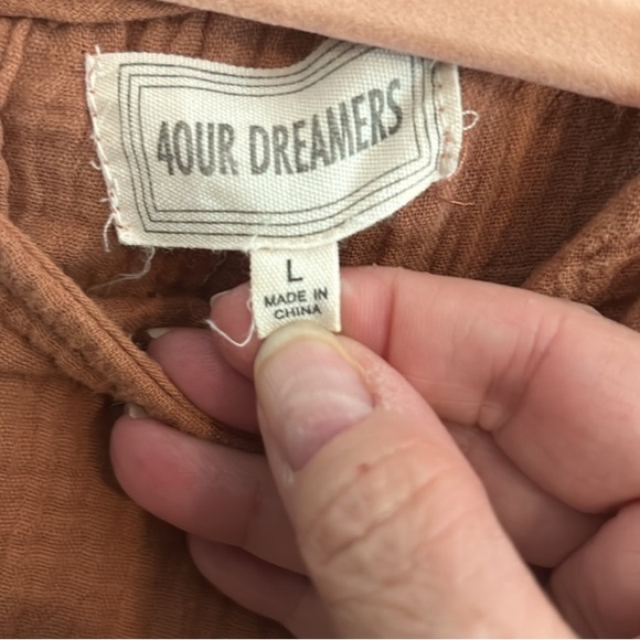 Women's Rust Sleeveless Jumpsuit - Picture 6 of 6